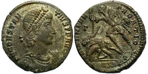 1 Centenionalis Римська імперія (27BC-395) Бронза Констанцій II (317 - 361)