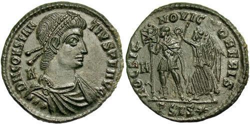 1 Centenionalis Римська імперія (27BC-395) Бронза Констанцій II (317 - 361)