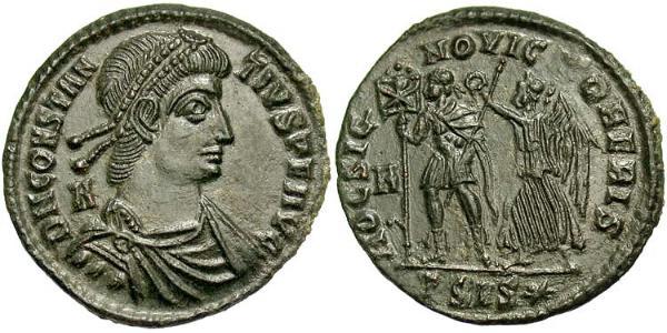 1 Centenionalis Римська імперія (27BC-395) Бронза Констанцій II (317 - 361)