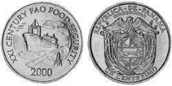1 Centesimo Panamá Aluminio 