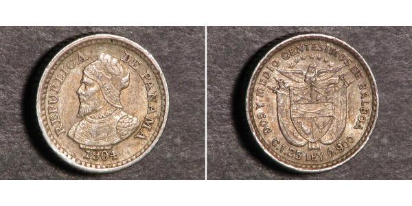 1 Centesimo Panama Argent 