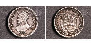 1 Centesimo Panamá Argento 