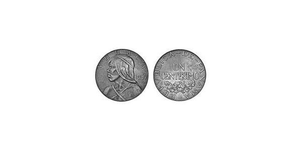 1 Centesimo Panamá Bronce 
