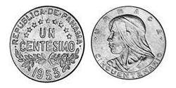 1 Centesimo Panamá Bronzo 