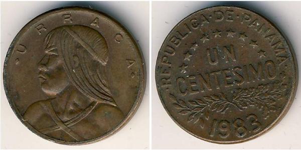1 Centesimo Panamá Bronzo 