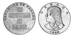 1 Centesimo Panamá Cobre 