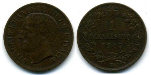 1 Centesimo Kingdom of Italy (1861-1946) Cuivre 