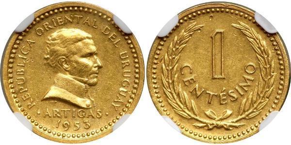 1 Centesimo Uruguay Gold José Gervasio Artigas