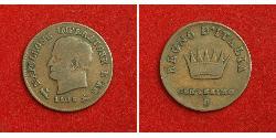 1 Centesimo Königreich Italien (1805–1814) Kupfer Napoleon Bonaparte(1769 - 1821)