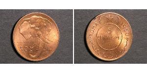 1 Centesimo Somalia Messing/Kupfer 