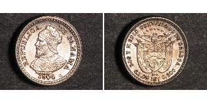 1 Centesimo Panamá Plata 