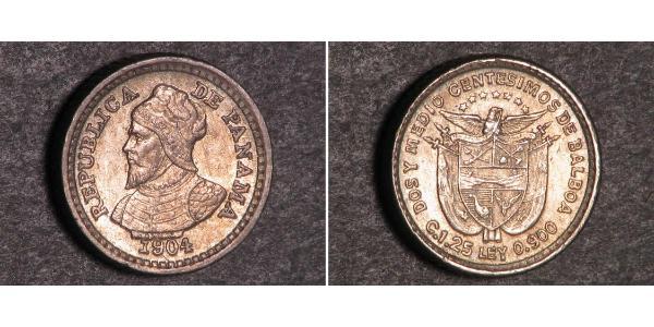 1 Centesimo Panama Silber 