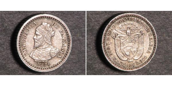 1 Centesimo Republic of Panama Silver 