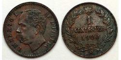 1 Centesimo 意大利王國 (1861-1946)  Umberto I (1844-1900)
