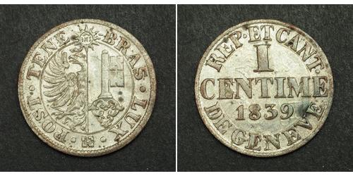 1 Centime Suisse Argent 