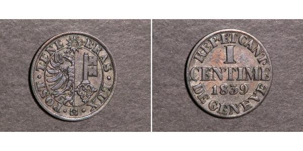 1 Centime Suisse Argent 