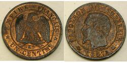1 Centime Second Empire (1852-1870) Bronze Napoleon III (1808-1873)