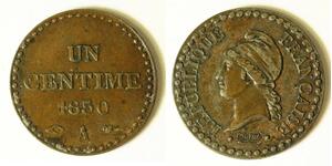 1 Centime France Cuivre 