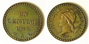 1 Centime Frankreich Kupfer 