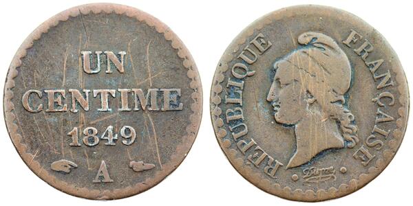 1 Centime Frankreich Kupfer 