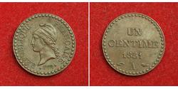 1 Centime Frankreich Kupfer 