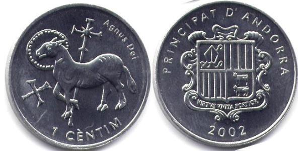 1 Centime Andorra  