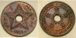 1 Centime Belgian Congo (1908 - 1960)  