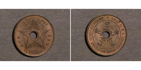 1 Centime Belgian Congo (1908 - 1960)  