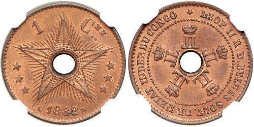 1 Centime Congo Belga (1908 - 1960)  