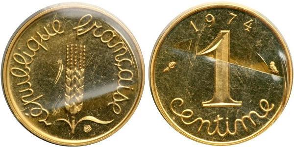 1 Centime French Fifth Republic (1958 - )  