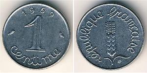 1 Centime Fünfte Französische Republik (1958 - )  