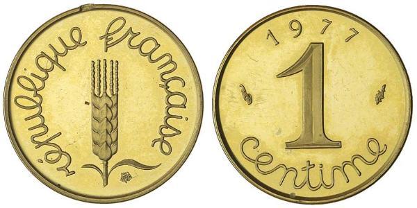 1 Centime Fünfte Französische Republik (1958 - )  