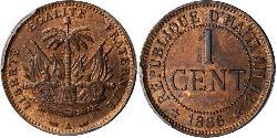 1 Centime Haití  