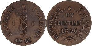 1 Centime Haití  