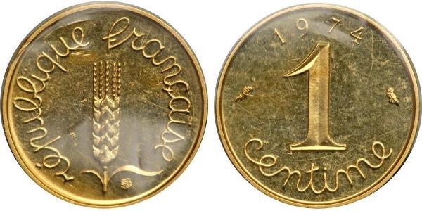 1 Centime Quinta Repubblica francese (1958 - )  