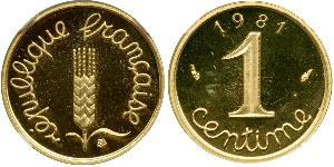 1 Centime Quinta República Francesa (1958 - )  