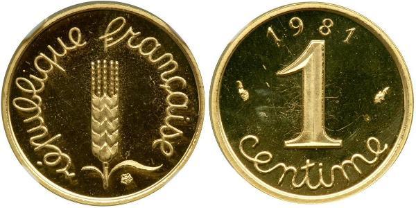 1 Centime 法蘭西第五共和國  