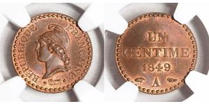 1 Centime 法国 銅 