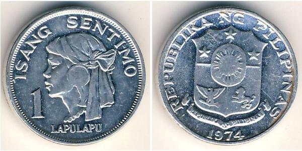 1 Centimo Philippines Aluminium 