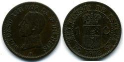 1 Centimo Kingdom of Spain (1874 - 1931) Bronzo Alfonso XIII of Spain (1886 - 1941)