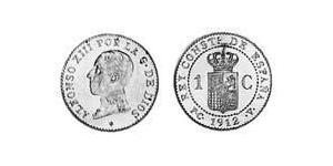 1 Centimo Kingdom of Spain (1874 - 1931) Bronzo Alfonso XIII of Spain (1886 - 1941)