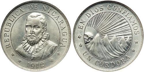 1 Cordoba Nicaragua Argent 