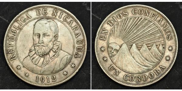 1 Cordoba Nicaragua Silber 