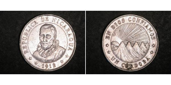 1 Cordoba Nicaragua Silber 