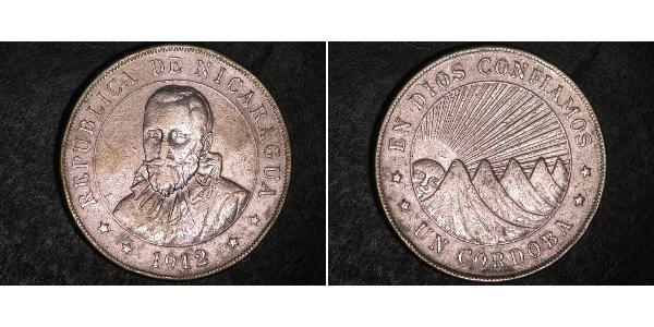 1 Cordoba Nicaragua Silver 