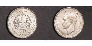 1 Corona Australia (1788 - 1939) Argento Giorgio VI (1895-1952)