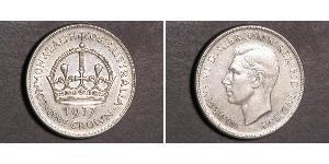 1 Corona Australia (1788 - 1939) Argento Giorgio VI (1895-1952)