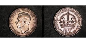 1 Corona Australia (1788 - 1939) Argento Giorgio VI (1895-1952)