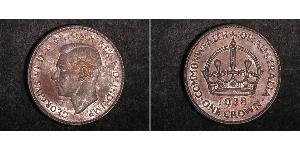 1 Corona Australia (1788 - 1939) Argento Giorgio VI (1895-1952)