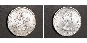 1 Corona Bermuda Argento Elisabetta II (1926-2022)